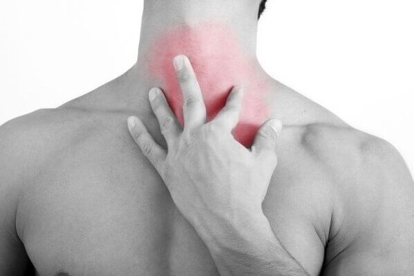 The sore throat may be a sign of cervical osteochondrosis