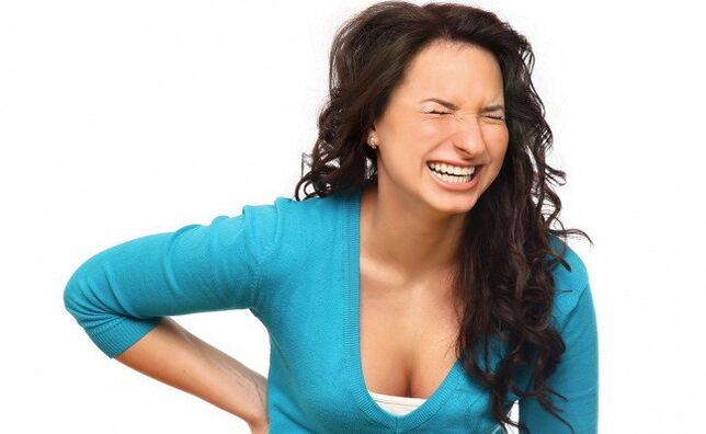 indicated back pain with thoracic osteochondrosis