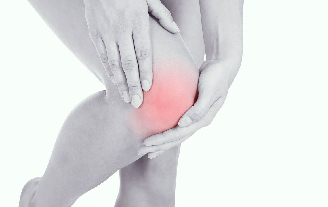inflammation in the knee joint and its treatment with Hondroine gel
